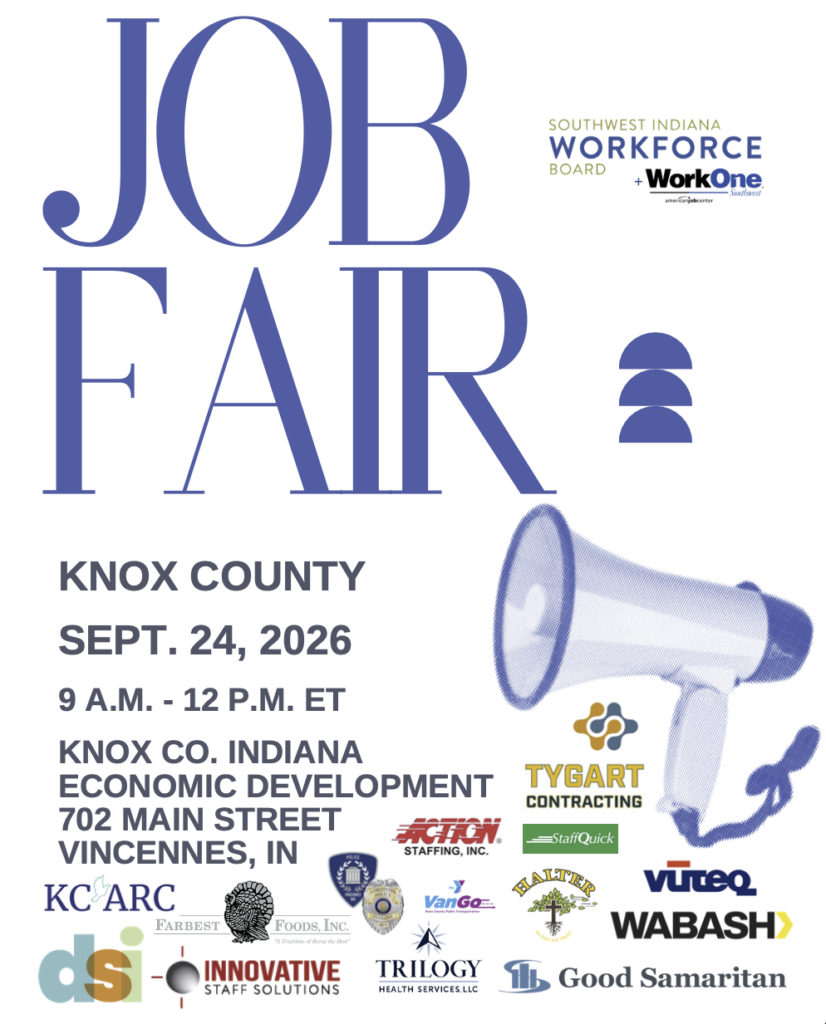 Knox Co. Job Fair flyer - September 24th 2026